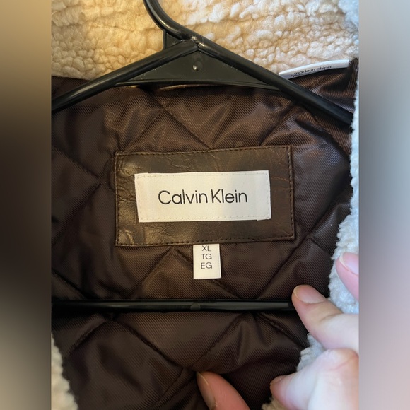 Calvin Klein leather jacket - Picture 3 of 3